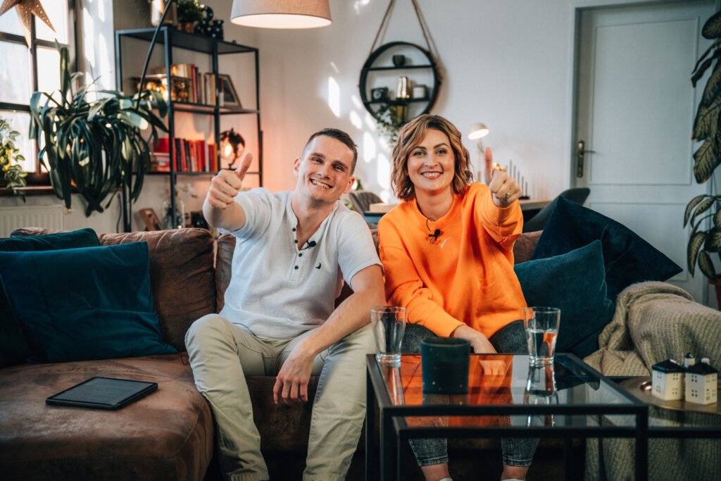 Jarka Popelka s kolegou Filipem Nikodymem