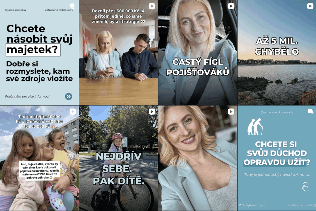 Instagram @zatracene_dobre_rady – tipy pro bohatý život